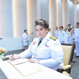 รมว.อว.นำคณะผู้บริหาร อว. ร่วมถวายพระพรชัยมงคล เฉลิมพระเกียร ... Image 1