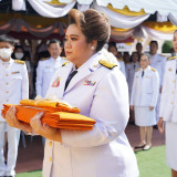 “ศุภมาส” นำทีมผู้บริหารและบุคลากร อว. ถวายผ้าพระกฐินพระราชทา ... Image 1