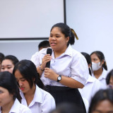 ตัวแทนนักเรียนจังหวัดระนองขอบคุณกระทรวง อว. ที่ประกาศยกเว้นค ... Image 9